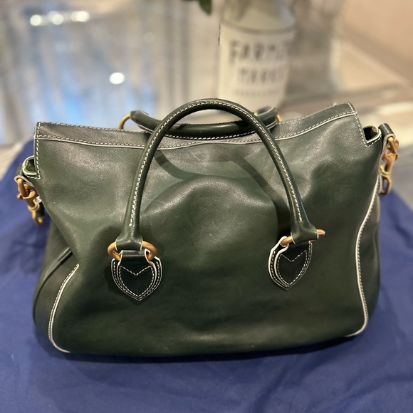 NWT Beautiful Dooney and Bourke Florentine Large Satchel - Buttery Smooth - Picture 4 of 13